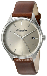 Kenneth Cole Classic Srebrny/Skóra Ø40 mm 10029305