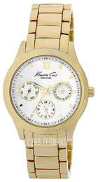 Kenneth Cole Srebrny/Stal w odcieniu złota Ø36 mm 10029559