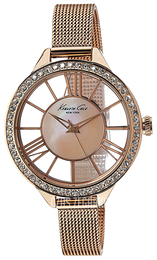 Kenneth Cole Transparency Różowe złoto/Stal w kolorze różowego złota Ø40 mm KC0009