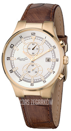 Kenneth Cole Srebrny/Skóra Ø41 mm KC1345