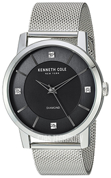 Kenneth Cole Diamond Czarny/Stal Ø43.5 mm KC15105003