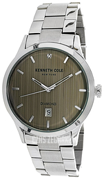 Kenneth Cole Diamond Szary/Stal Ø42 mm KC15113005