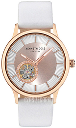 Kenneth Cole Automatic Różowe złoto/Skóra Ø40 mm KC15124002