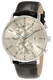 Kenneth Cole Dress Sport Srebrny/Skóra Ø42 mm KC1779