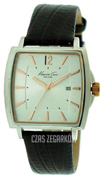 Kenneth Cole Srebrny/Skóra Ø41 mm KC1804