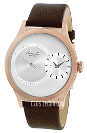 Kenneth Cole Classic Srebrny/Skóra Ø44 mm KC1894