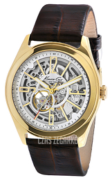 Kenneth Cole Automatic Srebrny/Skóra Ø44 mm KC1905