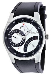 Kenneth Cole Srebrny/Guma Ø42 mm KC1907