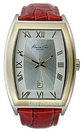 Kenneth Cole Srebrny/Skóra Ø38 mm KC1918