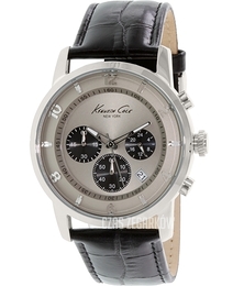 Kenneth Cole Dress Sport Srebrny/Skóra Ø43 mm KC1993