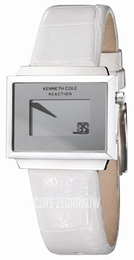 Kenneth Cole Reaction Srebrny/Skóra Ø22 mm KC2423