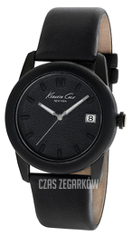 Kenneth Cole Czarny/Skóra Ø44 mm KC2741