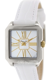 Kenneth Cole Srebrny/Skóra Ø26 mm KC2848