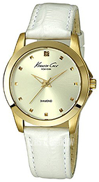 Kenneth Cole Srebrny/Skóra Ø35 mm KC2856