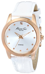 Kenneth Cole Srebrny/Skóra Ø35 mm KC2857