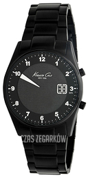 Kenneth Cole Czarny/Stal Ø41 mm KC3963