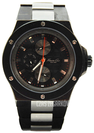 Kenneth Cole Czarny/Stal Ø34 mm KC3965