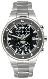 Kenneth Cole Czarny/Stal Ø42 mm KC3979