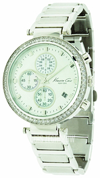 Kenneth Cole Biały/Stal Ø40 mm KC4666