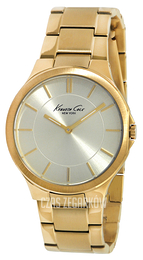 Kenneth Cole Slim Żółte złoto/Stal w odcieniu złota Ø37 mm KC4876