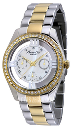 Kenneth Cole Transparency Biały/Stal Ø40 mm KC4904