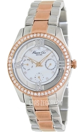 Kenneth Cole Transparency Biały/Stal Ø40 mm KC4905