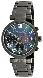 Kenneth Cole Czarny/Stal Ø36 mm KC4968