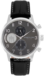 Kenneth Cole Dress Sport Szary/Skóra Ø44 mm KC51019020