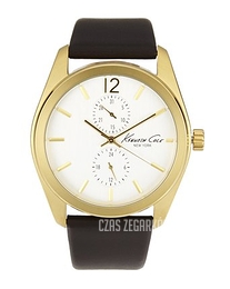 Kenneth Cole Srebrny/Skóra Ø47 mm KC8004