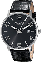 Kenneth Cole Czarny/Stal Ø42 mm KC8005