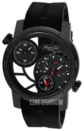 Kenneth Cole Transparency Czarny/Stal Ø48 mm KC8018