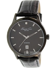 Kenneth Cole Czarny/Skóra Ø42 mm KC8071