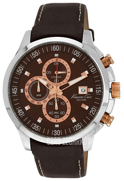 Kenneth Cole Brązowy/Skóra Ø45 mm KC8094