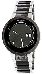 Kenneth Cole Digital Czarny/Stal Ø46 mm KC9028