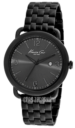 Kenneth Cole Modern Core Czarny/Stal Ø44 mm KC9256