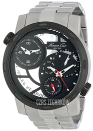 Kenneth Cole Transparency Czarny/Stal Ø48 mm KC9321
