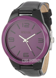 Kenneth Cole Purpurowy/Skóra Ø40 mm RK2223