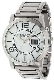 Kenneth Cole Reaction Biały/Stal Ø48 mm RK3211