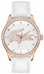 Lacoste Victoria Srebrny/Skóra Ø40 mm 2000821