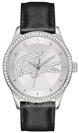 Lacoste Victoria Srebrny/Skóra Ø43 mm 2000824