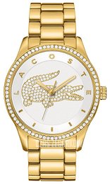 Lacoste Victoria Biały/Stal w odcieniu złota Ø40 mm 2000827