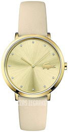 Lacoste Żółte złoto/Skóra Ø35 mm 2001030