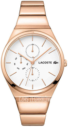 Lacoste Biały/Stal w kolorze różowego złota Ø38 mm 2001036