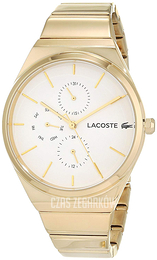 Lacoste Biały/Stal w odcieniu złota Ø38 mm 2001037