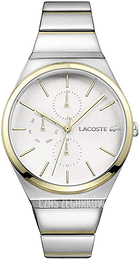 Lacoste Biały/Stal w odcieniu złota Ø38 mm 2001046