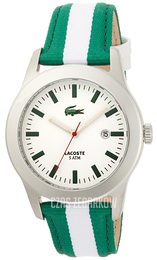 Lacoste Biały/Tkanina Ø42 mm 2010501