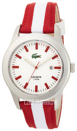 Lacoste Biały/Tkanina Ø42 mm 2010502