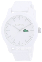 Lacoste 12.12 Biały/Guma Ø42 mm 2010762