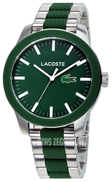 Lacoste 12.12 Zielony/Stal Ø40 mm 2010892