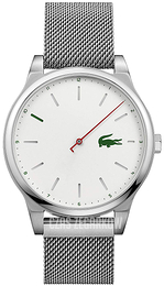 Lacoste Biały/Stal Ø43 mm 2010969